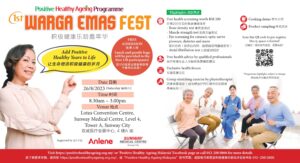 Positive Healthy Ageing Programme’s 1st Warga Emas Fest